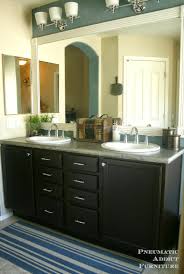 D concrete single basin vanity top in black with black rectangle basin by bellaterra home 37 in. Diy Concrete Countertop With Sink Openings Pneumatic Addict