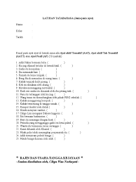 Latihan Tatabahasa Jenis Ayat Tingkatan 4