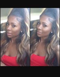 Black And Blonde Ombre Ponytail Black Girls Can Wear Blonde Hair Too Pretty Unbothered Hair Styles Hair Natural Hair Styles