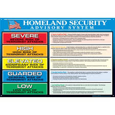 Homeland Security Advisory System Wall Charts