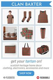 Pin On Baxter Clan Tartan