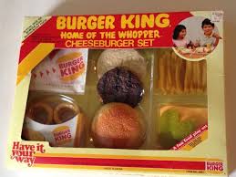 Multiple Toymakers Burger King Cheeseburger Set Play Food Happy Meal Mcdonalds Food Play Food