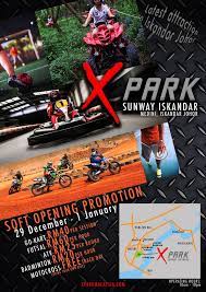 Საცხოვრებელი სივრცე a place with full activities from day time till night. X Park Malaysia Our Latest X Park In Sunway Iskandar Facebook