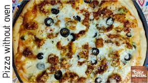 3pcs chicken, 3pcs lamb tikka, donner meat and seekh kebab. Pizza Without Oven Chef Special Youtube