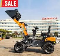 Myzg Construction Machine Battery Powered Electric Wheel Loader Mini 1ton 2ton 3000kg Electric Loader
