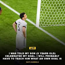 Always an option and kept the ball. Mats Hummels I Was Told My Son 3 Years Old Celebrated My Goal 9jaflaver