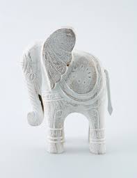 Elly Decoration White Statues Null Decoration Interior Indiska Shop Online Elephant Decor Elephant Love Elephant Illustration