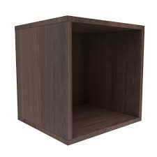 I have cube storage bins on each shelf containing clothing, and placed both units in a bedroom closet to eliminate a large, bulky dresser. Form Konnect Walnut Effect 1 Cube Shelving Unit H 352mm W 352mm