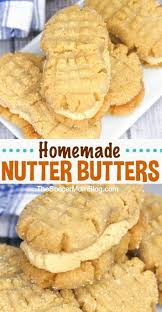 Copycat Nutter Butters Homemade Peanut Butter Sandwich Cookies Recipe Peanut Butter Recipes Soft Peanut Butter Cookies Peanut Butter Sandwich Cookies