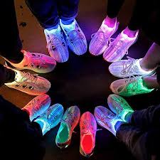 Die coolsten blinkschuhe & sneaker mit leuchtender sohle hier! Glasfaser Led Laufschuhe Fur Jungen Und Madchen Wiederaufladbare Leuchtende Schuhe Fur Manner Und Frauen Sikaini