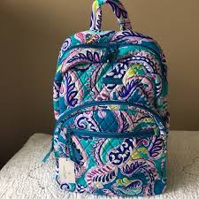Vera Bradley Waikiki Paisley Essential Backpack Nwt