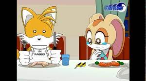 Cheese was sleeping over shadow's head and cream's head rested on his lap. Sonic X Dinner Cream The Rabbit Crying Youtube