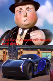 The Fat Controller Scolds Jackson Storm by GeoNonnyJenny