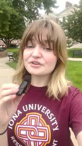 Iona Gaels defetive mascot Killian attends