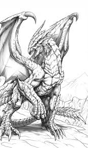 The Western Lord Scketch Dragon Artwork Fantasy Dragon Sketch Dragon Artwork