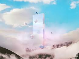 Video games, digital art, tonberry, final fantasy, mirror wallpaper. Download 1400x1050 Wallpaper Sky Clouds Mirror Fantasy Standard 4 3 Fullscreen 1400x1050 Hd Image Background 7161
