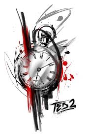 Ted 2 Trash Style Clock In 2020 Trash Polka Tattoo Vorlagen Tattoo Kitsch Tattoo Vorlagen