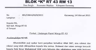 Pada artikel contoh surat berikut ini, kami akan memberikan contoh surat undangan arisan rt. Contoh Surat Undangan Rapat Rt Doc Contoh Surat