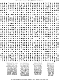 Crossword puzzles can be fun, challenging and educational. Marvel Movie Actors Word Search Hard Logic Lovely