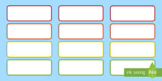 We also manufacture labels on custom order specialized to fit your product and needs. Editable Name Labels For The Classroom Tray Drawer Labels