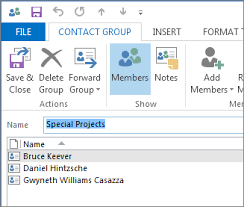 Create an outlook.com group expand the left pane to see the folder list. Create A Contact Group Or Distribution List In Outlook For Pc Office Support