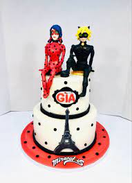 Miraculous Ladybug Themed Birthday Cake Themed Birthday Cakes Birthday Cake Ladybug