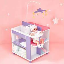 Check spelling or type a new query. Amazon Com Olivia S Little World Little Princess Baby Doll Changing Station Baby Care Activity Center Role Play Nursery Center With Storage For Dolls Accessories White Toys Games