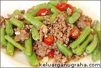 Tumis Buncis Daging Cincang Asian Recipes Recipes Indonesian Food