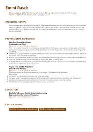 Create a professional resume for a dental assistant quick & easy builder free download sample expert writing tips from getcoverletter. Dental Assistant Resume Sample Kickresume