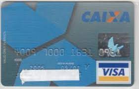 Caixa economica de cabo verde. Bank Card Caixa Caixa Economica Federal Brazil Col Br Vi 0069