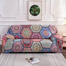 Half circle drive фото исполнителя half circle drive. Bvsoivia Bohemian Style Printed Sofa Cover Stretch Couch Cover Stylish Sofa Slipcovers Furniture Protector For Loveseats Sofas Sectional Couches Colorful Walmart Com Walmart Com
