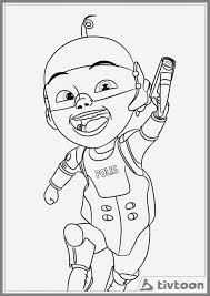 Sketsa upin ipin hitam putih. Gambar Mewarnai Upin Ipin