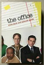 The office travels to niagara falls to celebrate jim and pam's wedding under strict orders not to mention pam's pregnancy. The Office Trivia Deck And Episode Guide By Christine Kopaczewski 2020 Novelty Book For Sale Online Ebay
