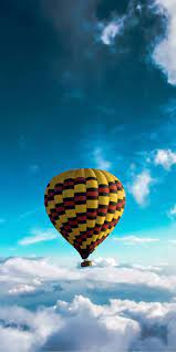 Hot Air Balloon Sky White Clouds Wallpaper Hd Nature Wallpapers Pretty Wallpaper Iphone Hd Wallpaper