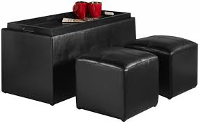 Black leather coffee table with storage. Black Leather Ottoman Target Cheap Online