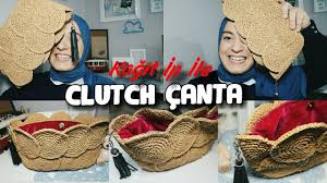 Kagit Ip Ile Clutch Canta Yapimi Canta Orme Cantalar Orgu
