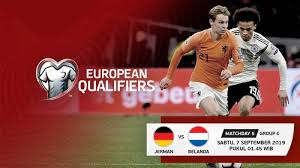 Еуропаның футболдан он алтыншы чемпионаты 2021 жылдың 11 маусымы мен 11 шілдесі аралығында континенттің он бір қаласында өтеді. Live Streaming Live Score Big Match Jerman Vs Belanda Kualifikasi Piala Eropa 2020 Live Mola Tv Tribun Pontianak