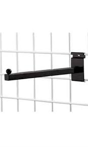 Black 12 Square Tube Faceout For Wire Grid Wall Wire Grid Wall Craft Display Hat Display