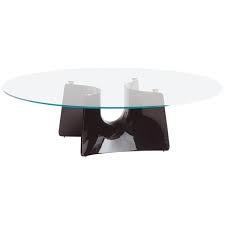 Baleri Italia Bentz Low Round Black Coffee Table With Glass Top By Jeff Miller Round Black Coffee Table Glass Top Coffee Table Black Coffee Tables