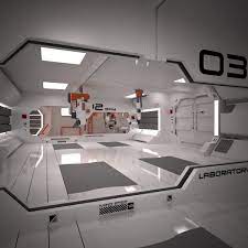 3d Model Https Www Turbosquid Com 3d Models 3d Futuristic Interior Scene 826447 Referral Cermaka Spaceship Interior Futuristic Interior Design