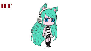 For those of you who want to learn to draw chibi characters, cartoon characters, gacha characters, this application is very useful and can be used as a reference for drawing. How To Draw A Gacha Life Girl Step By Step Anime Drawing Youtube