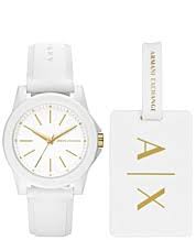 Fashion watches stainless steel watches, leather straps and quartz movements.these are just three of the features awaiting you in the armani exchange women's watch collection. A X Armani Exchange Watches For Women Macy S