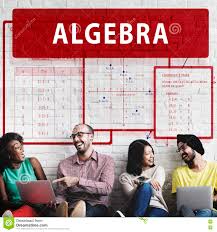 Algebra Mathematics Calculation Chart Concept Stock Image