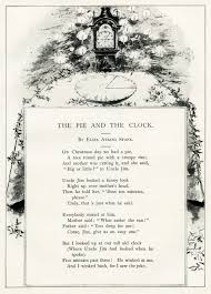 Old Design Shop Free Digital Image Vintage Christmas Poem The Pie And The Clock By Eliza Atkins Ston Christmas Poems Christmas Poetry Poems Christmas Poetry