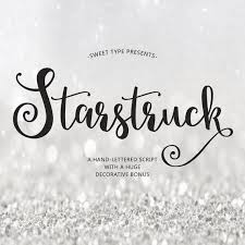 Starstruck Hand Lettered Font Download Calligraphy Script Etsy Lettering Fonts Swirly Fonts Hand Lettering