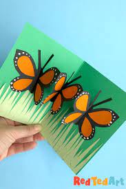 All you need is some card stock, paint (brush and roller), sequins or other bling and some tree shaped leaves. Homemade Cards For Kids To Make How Wee Learn