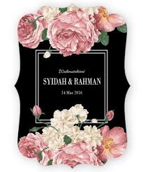 Inner layer templates (kad jemputan kahwin). Home Chantiqs Kad Kahwin Kad Kahwin Kad Kahwin Design Wedding Cards