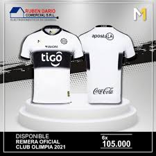 It was a good test for us. Camiseta Club Olimpia Home Ruben Dario Comercial Srl Facebook
