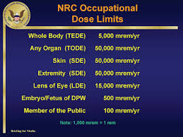 nrc information for radiation workers