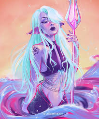 1 110 Likes 85 Comments Mica G Chibimica Art On Instagram Sea Witch Fantasy Vs Realism Concepts Fantasy Romance Art Sea Witch Fantasy Concept Art